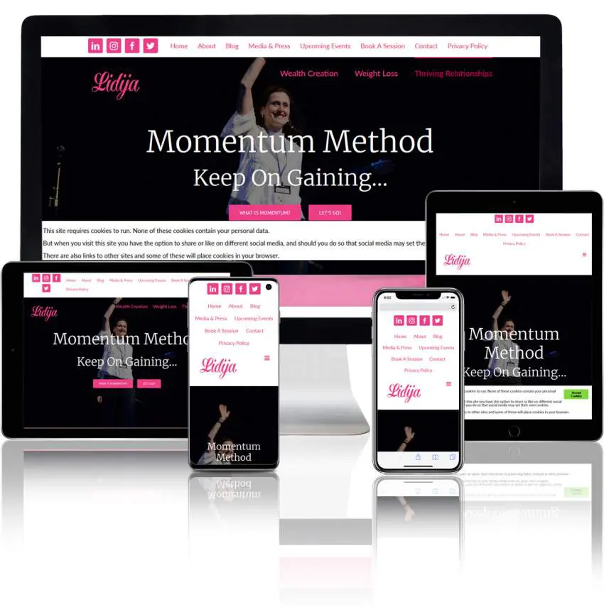 Motivational Website Build