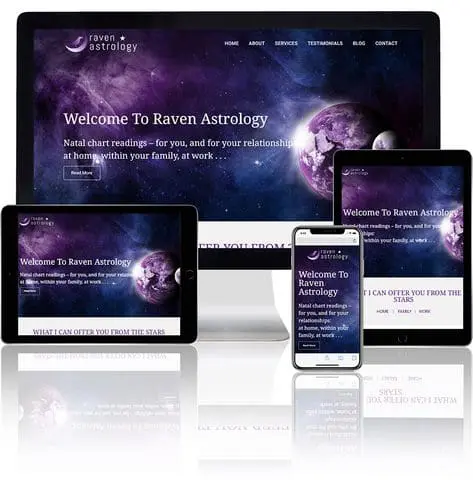 Website design for astrology